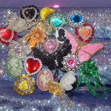 midnight shoe charms